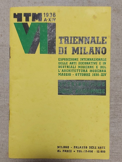 VI Triennale di Milano. Esposizione internazionale delle Arti decorative...Attribuzione delle ricompense